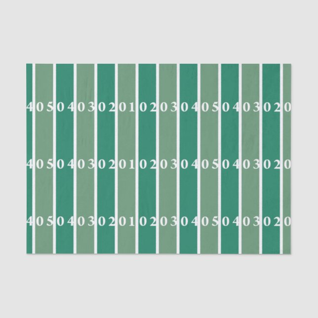 Papier Mousseline Papier Tissu De Football Field (Recto)