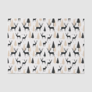 Papier Mousseline Papier Tissu de Holiday Deer