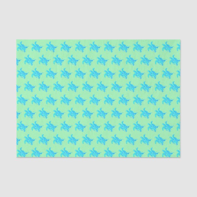 Papier Mousseline Papier Tissu de la Tortue de mer (Recto)