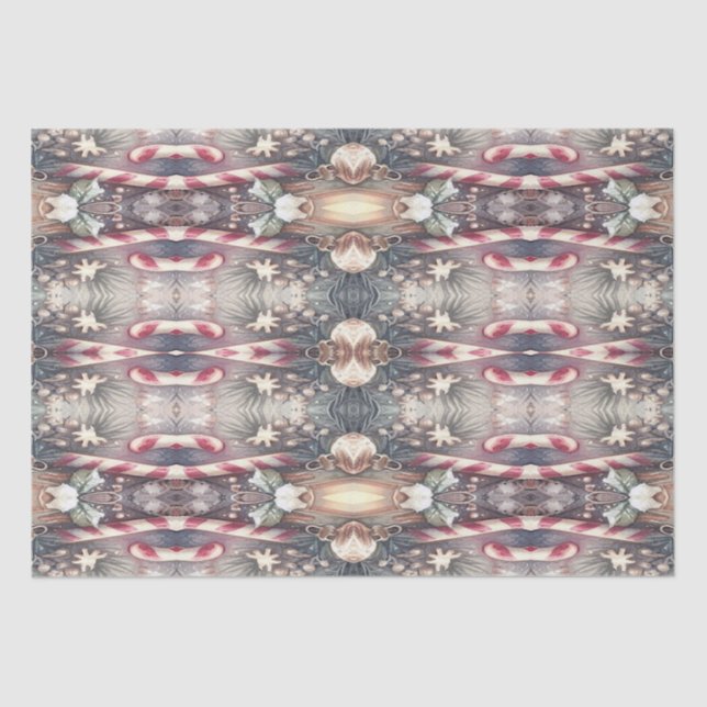 Papier Mousseline Papier Tissu Des Fêtes D'Hiver (Recto)