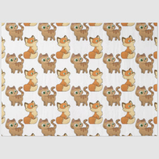 Papier Mousseline Papier Tissu Design animal mignon