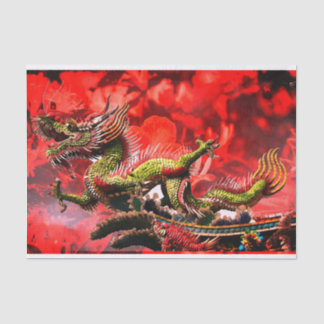Papier Mousseline Papier Tissu Dragon Imaginaire