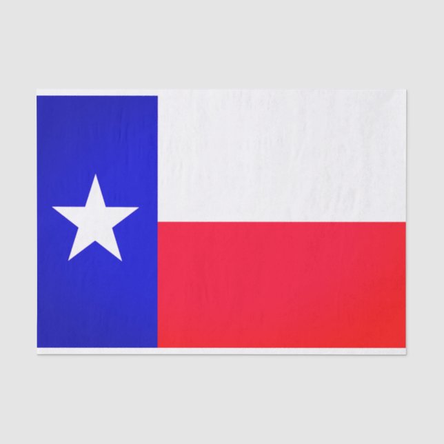 Papier Mousseline Papier Tissu du drapeau du Texas (Recto)
