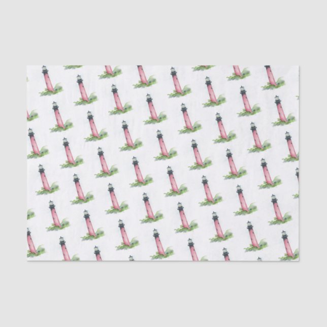 Papier Mousseline Papier Tissu du phare Jupiter (Recto)