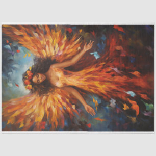 Papier Mousseline Papier Tissu Ethereal Angel Decoupage