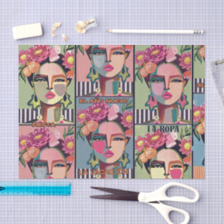 Papier Mousseline Papier Tissu Fiesta