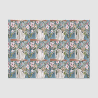 Papier Mousseline Papier Tissu Floral