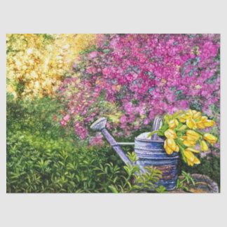 Papier Mousseline Papier Tissu Floral