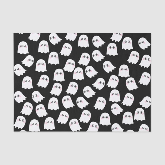 Papier Mousseline Papier Tissu Ghosts (Recto)