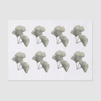 Papier Mousseline Papier Tissu Ginkgo