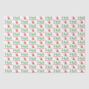 Papier Mousseline Papier Tissu Gnome Holiday