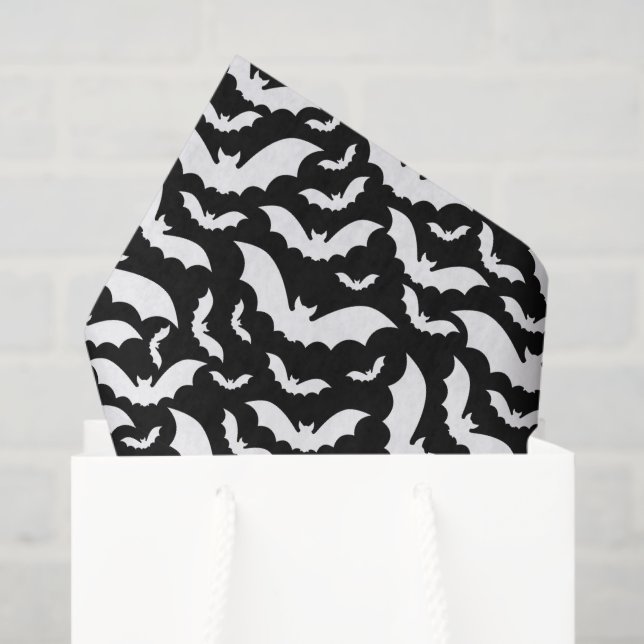 Papier Mousseline Papier Tissu Halloween (Sac cadeau)