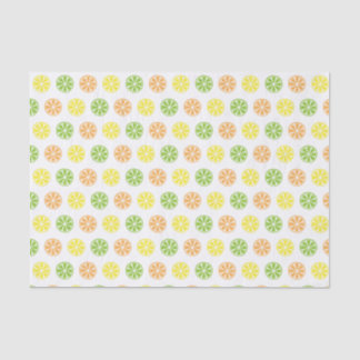 Papier Mousseline Papier Tissu Imprimé Citrus