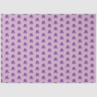 Papier Mousseline Papier Tissu Iris Violet