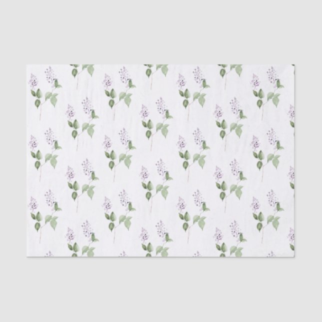 Papier Mousseline Papier Tissu Lilac (Recto)