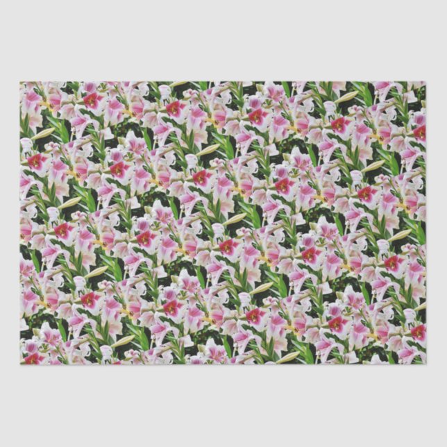 Papier Mousseline Papier Tissu Lily (Recto)