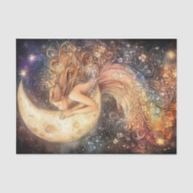 Papier Tissu Lune Fée