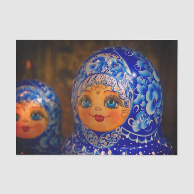 Papier Mousseline Papier Tissu Matryoshka Doll (Recto)