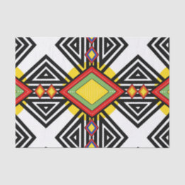 Papier Mousseline Papier Tissu Ndebele