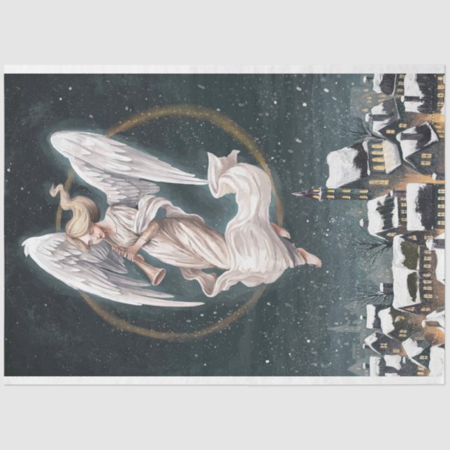 Papier Mousseline Papier Tissu Nocturne Silencieux (Recto)