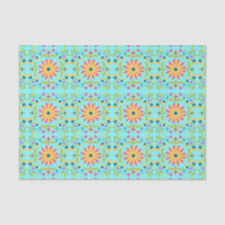 Papier Mousseline Papier Tissu Otomi Floral, 10lb. Papier