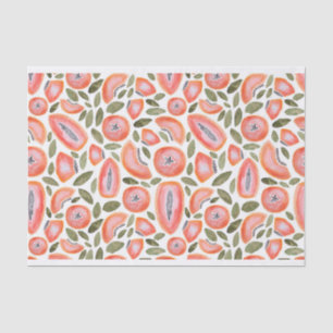 Papier Mousseline Papier Tissu Papaya