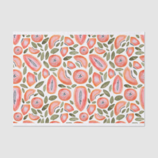Papier Mousseline Papier Tissu Papaya