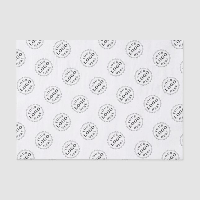 Papier Mousseline Papier Tissu Personnalisé avec Motif Logo Imprimer (Recto)