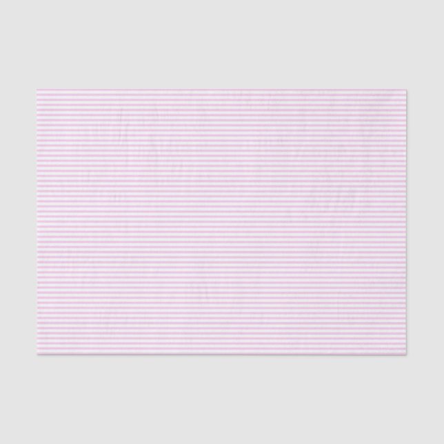 Papier Mousseline Papier Tissu Pinstruite Rose Clair (Recto)