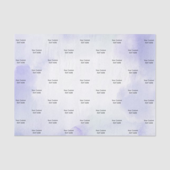 Papier Mousseline Papier Tissu Purge Aquarelle Laver Texte Personnal (Recto)