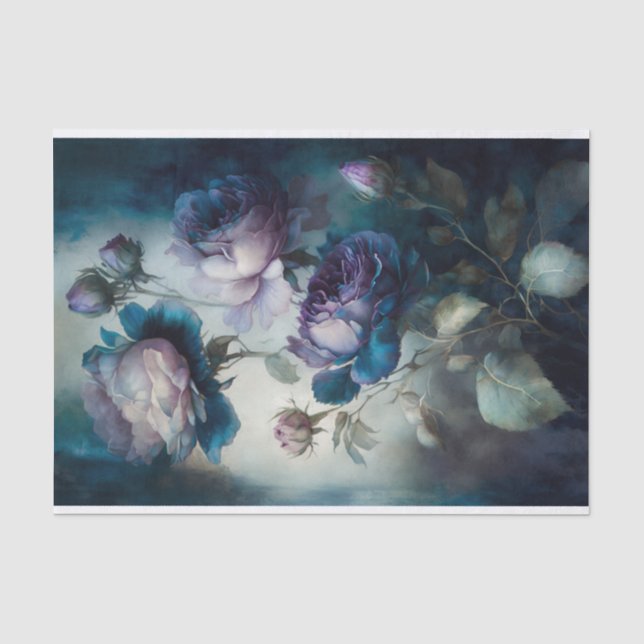 Papier Mousseline Papier Tissu Rose Pale Purple (Recto)