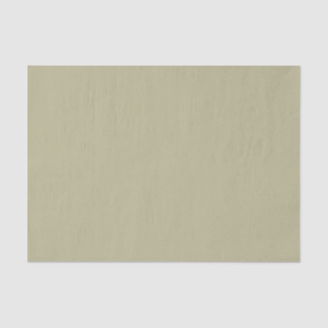 Papier Mousseline Papier Tissu Sage Green Solide Color (Recto)