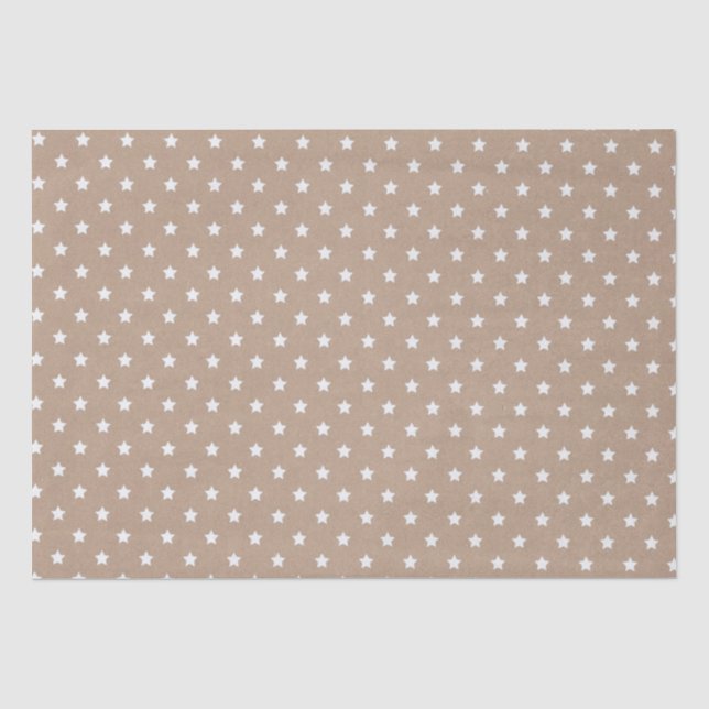 Papier Mousseline Papier Tissu Stars (Recto)