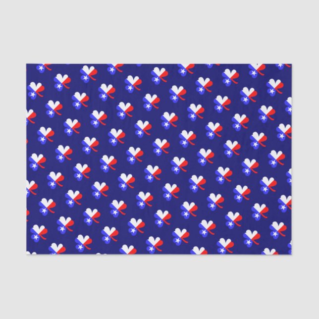 Papier Mousseline Papier Tissu Texas Clover (Recto)