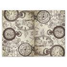 Papier Tissu Tick Tock 20x30