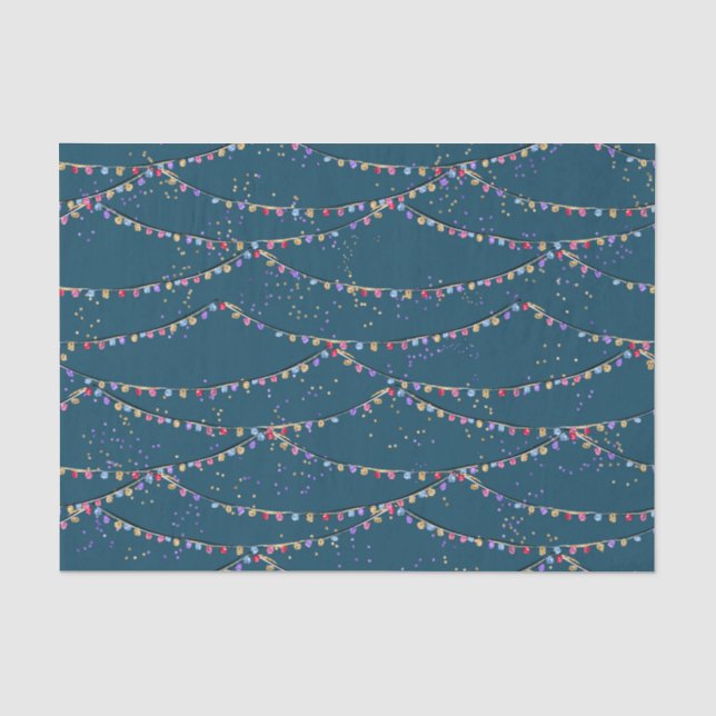 Papier Mousseline Papier Tissu Tropical Holiday Christmas (Recto)