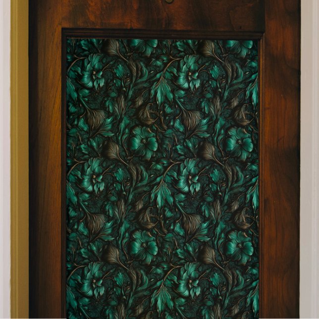 Papier Mousseline Papier Tissu Turquoise Tourbillon (Créateur téléchargé)