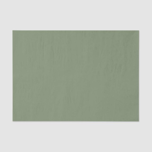 Papier Mousseline Papier Tissu vert Sage (Recto)