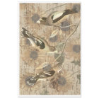 Papier Tissu vintage pour le recouvrement d'oiseau