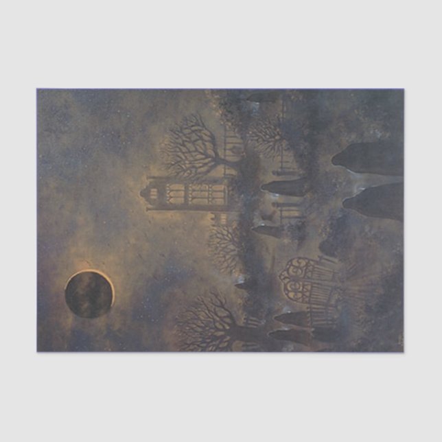 Papier Mousseline Papier Tissu Zombie (Recto)