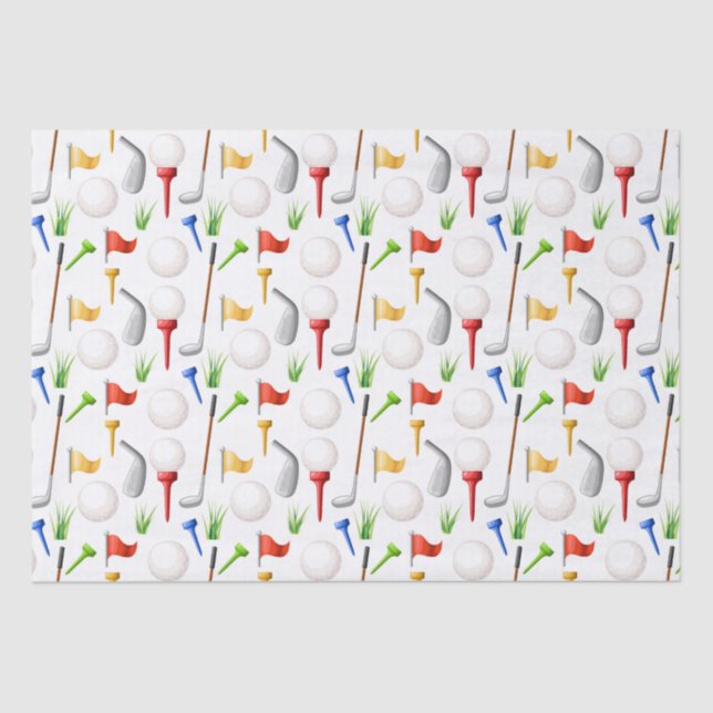 Papier Mousseline Papier Tissue de golf (Recto)