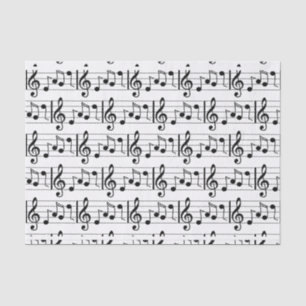 Papier Mousseline Papier Tissue de note de musique