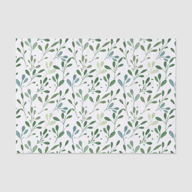 Papier Mousseline Papier-tissus - Botaniques (Recto)