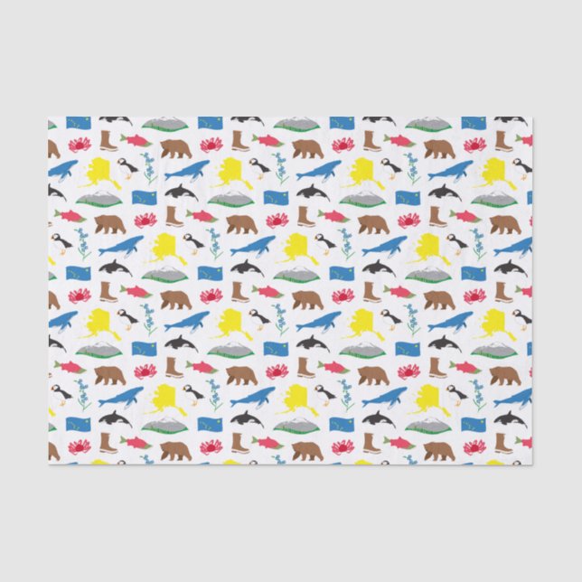 Papier Mousseline Papier Tissus de l'Alaska (Recto)