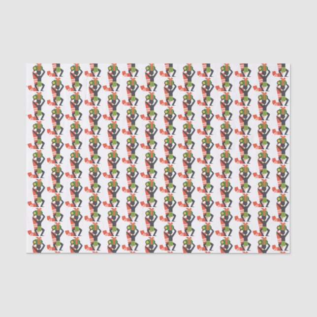Papier Mousseline Papier Tissus de vacances (Recto)