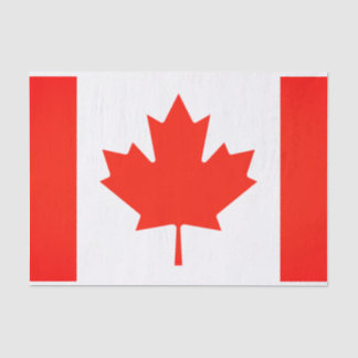 Papier Mousseline Papier Tissus Du Drapeau Canadien