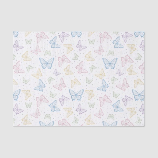 Papier Mousseline Papillon (Recto)