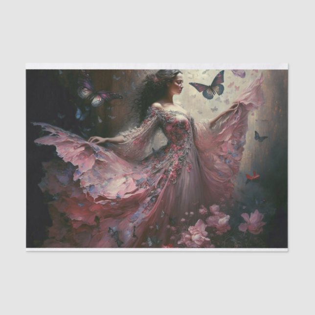 Papier Mousseline Papillon de danse Maiden (Recto)