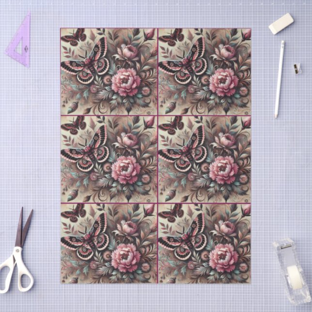 Papier Mousseline Papillons Papillons Papillons Déplacement Whimsica (Artisanat)