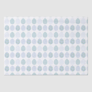 Papier Mousseline Pâques de Pâques bleu et vert Hydrangea Bow Trelli